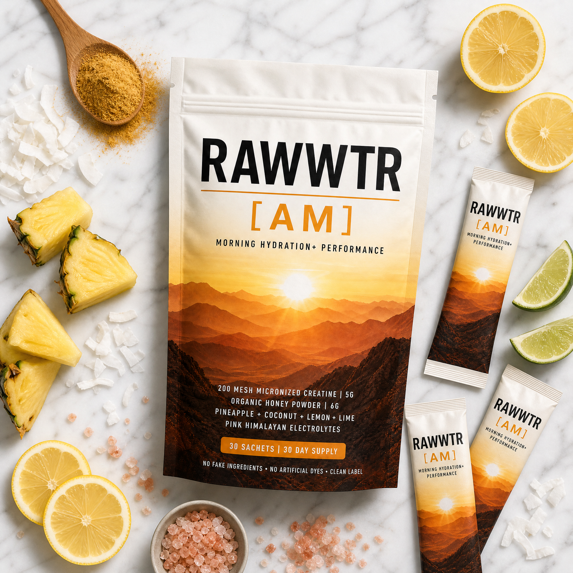 RAWWTR [AM] Morning Hydration + Performance